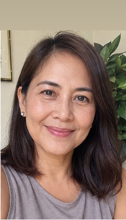 Placeholder customer photo — Grace T., 39, Davao City